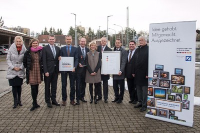 Auszeichnung f�r Friedberg im LEW-Leuchtenpark