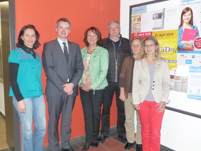 Gespr�ch BLLV in der Mittelschule Friedberg